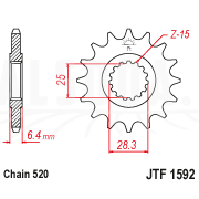 Priekinė žvaigždė JTF1592.14