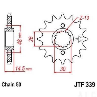 Priekinė žvaigždė JTF 339-16