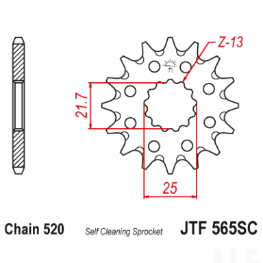 Priekinė žvaigždė JTF565.13sc