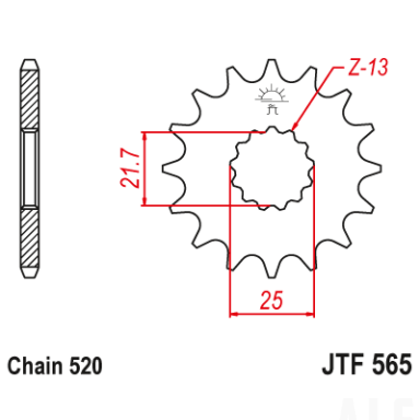 Priekinė žvaigždė JTF565.14