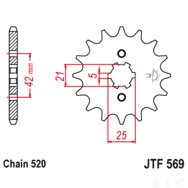 Priekinė žvaigždė JTF569.12