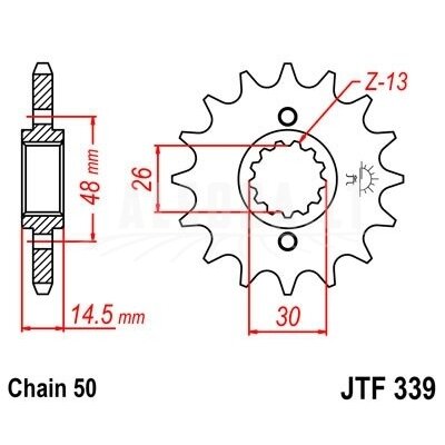 Priekinė žvaigždė JTF 339-16