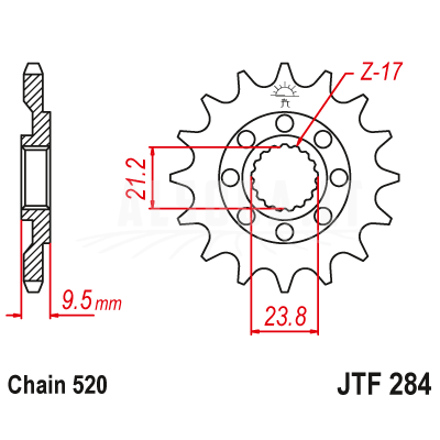 Priekinė žvaigždė JTF284.15
