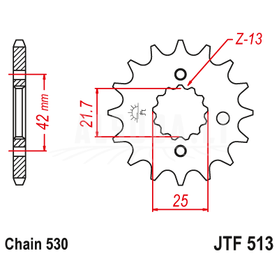 Priekinė žvaigždė JTF513-15