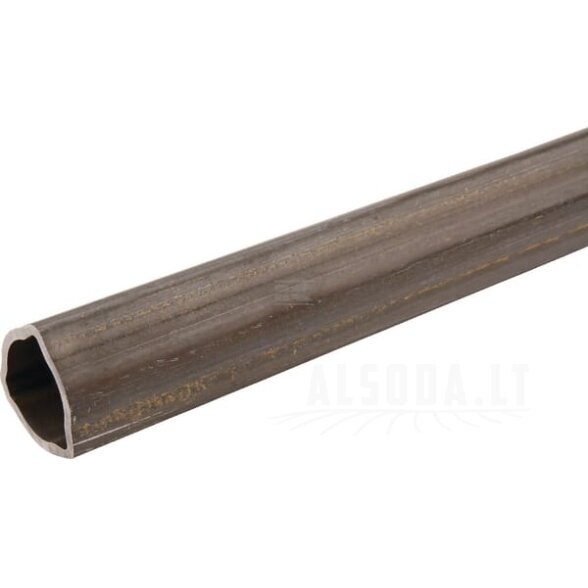 Profilinis vamzdelis išorinio trikampio formos, dydis: 2, Ø į vidų: 30,2, Ø iš išorės: 36 x 2,9 mm, ilgis: 1 m, plataus kampo, B