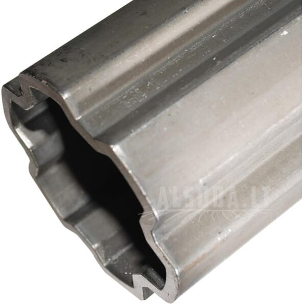 Profilinis vamzdis, išorinis, V50/V60, žvaigždinis, skersmuo 57,6x41,6x3,5 mm, L: 2800 mm Profilinis vamzdis, išorinis, V50/V60, žvaigždinis, skersmuo 57,6x41,6x3,5 mm, L: 2800 mm