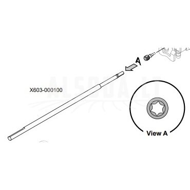 Raktas, Torx 8, Echo Raktas, Torx 8, Echo