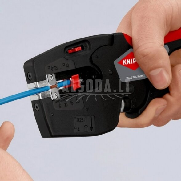 Replės laidų nuizoliavimui 0,03-10mm2, NexStrip, Knipex 2 Replės laidų nuizoliavimui 0,03-10mm2, NexStrip, Knipex 2