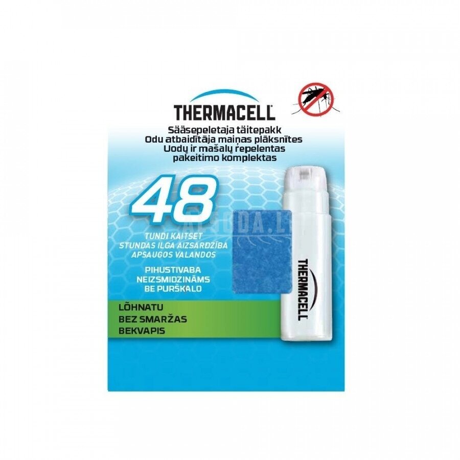 THERMACELL Uodų repelento papildymas (MR300G, MRPSW), apsauga iki 48 valandų 1 THERMACELL Uodų repelento papildymas (MR300G, MRPSW), apsauga iki 48 valandų 1