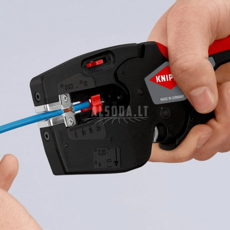 Replės laidų nuizoliavimui 0,03-10mm2, NexStrip, Knipex 2