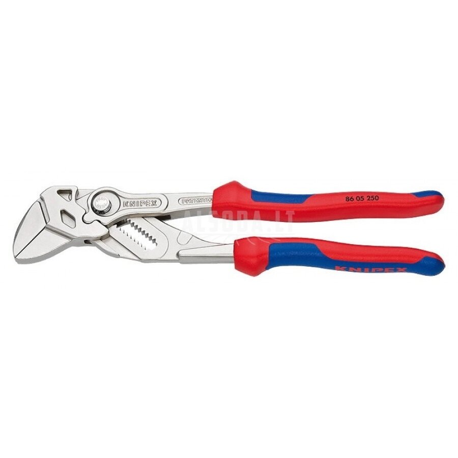 Replės-raktas, dvispalvės, 250 mm, Knipex Replės-raktas, dvispalvės, 250 mm, Knipex