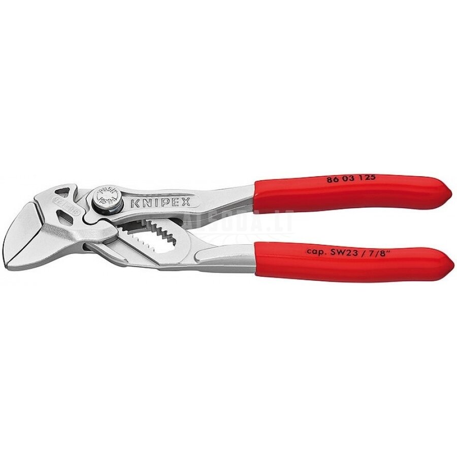 Replės veržliaraktis 125mm, HEX 23mm, Knipex Replės veržliaraktis 125mm, HEX 23mm, Knipex