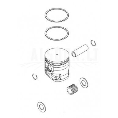 Rinkinys stūmoklio CS-4310SX, ECHO Rinkinys stūmoklio CS-4310SX, ECHO