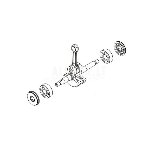 Rinkinys alkūninio veleno CS-4010, ECHO Rinkinys alkūninio veleno CS-4010, ECHO