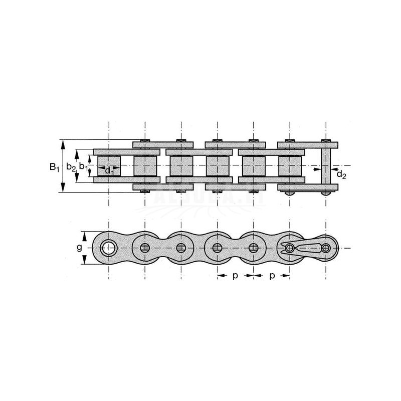 Ritininė grandinė 16B1 1 Ritininė grandinė 16B1 1