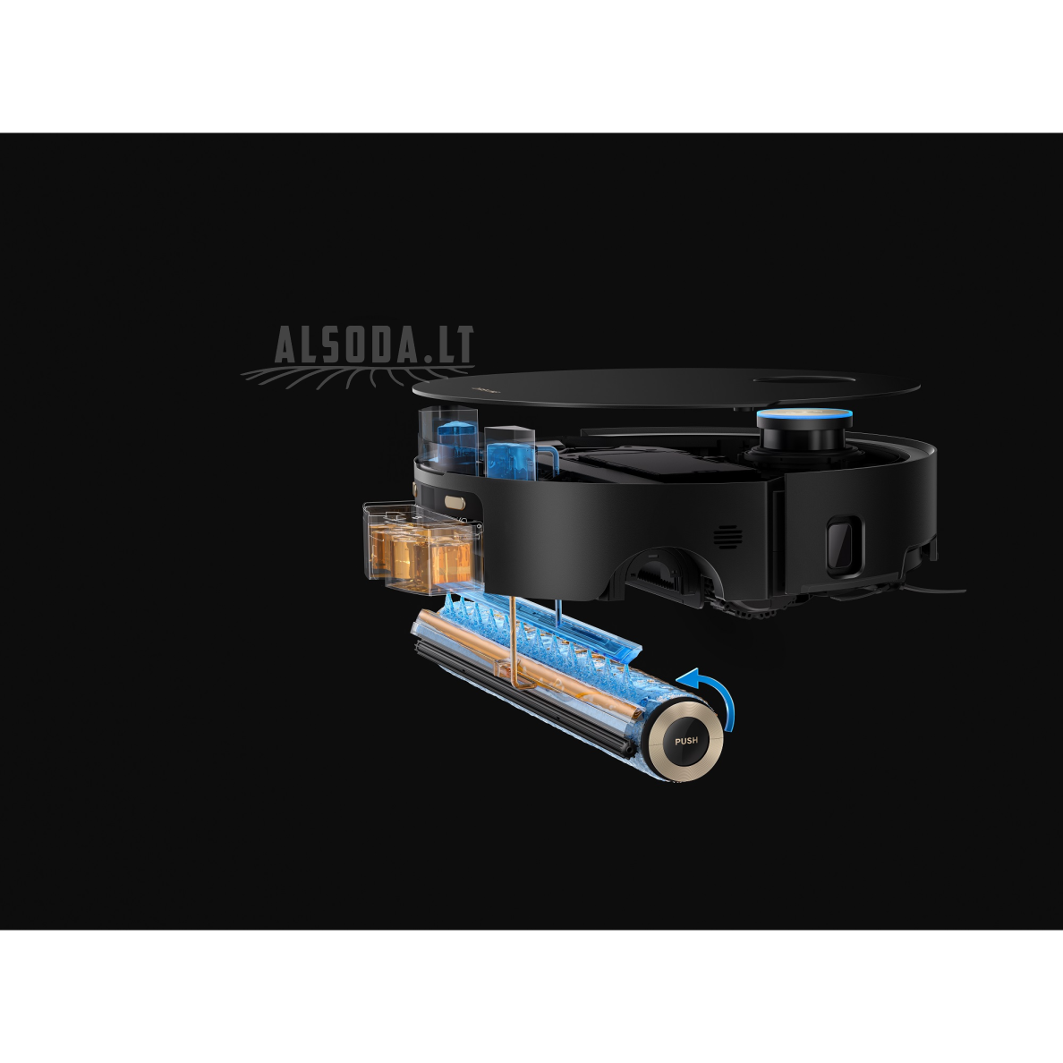 Robotas siurblys Dreame Aqua10 ULTRA Roller | Black | Complete 20