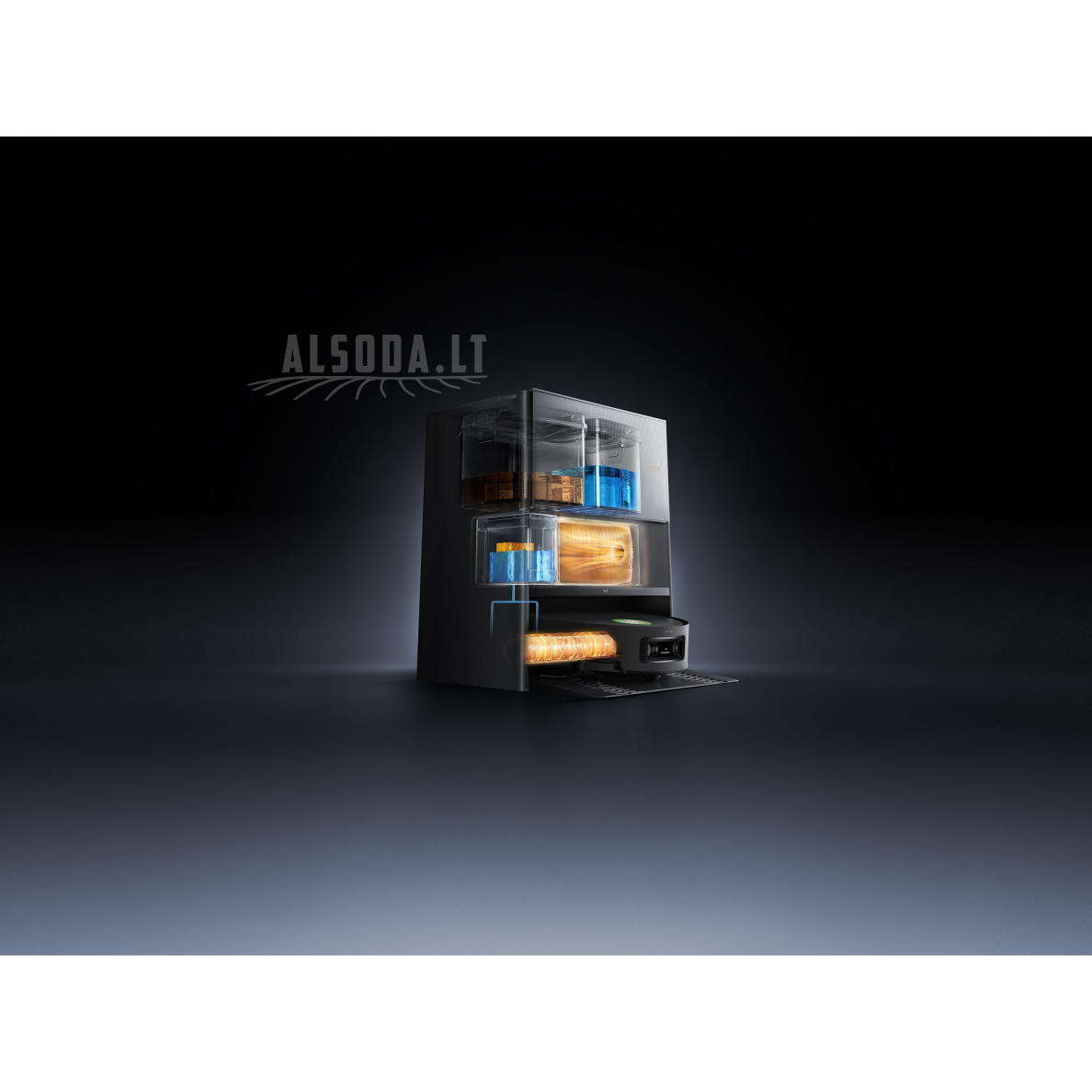 Robotas siurblys Dreame Aqua10 ULTRA Roller | Black | Complete 9