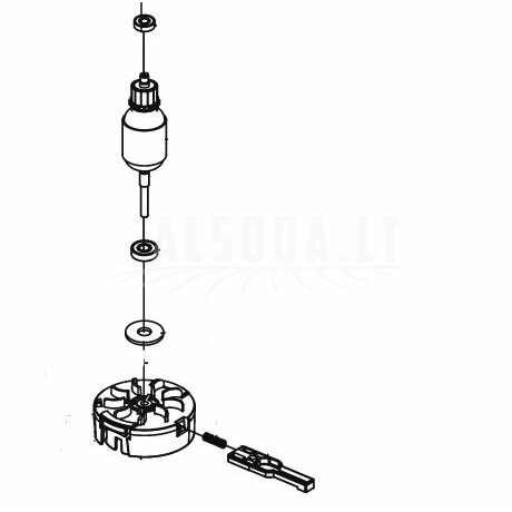 Rotor assembly, Worx Rotor assembly, Worx
