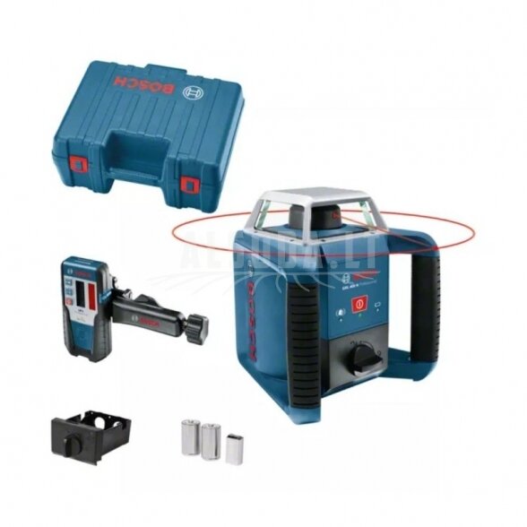 Rotacinis lazerinis nivelyras BOSCH GRL 400 H LB LR45 Rotacinis lazerinis nivelyras BOSCH GRL 400 H LB LR45