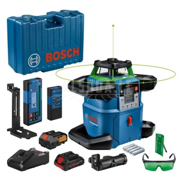 Rotacinis lazerinis nivelyras BOSCH GRL 650 CHVG, LR65 G