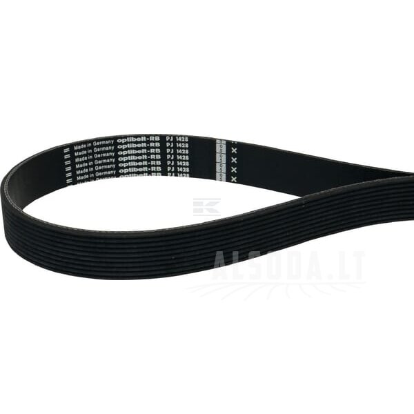 Rumbuotas diržas 10 briaunų PJ 1428mm Optibelt Rumbuotas diržas 10 briaunų PJ 1428mm Optibelt