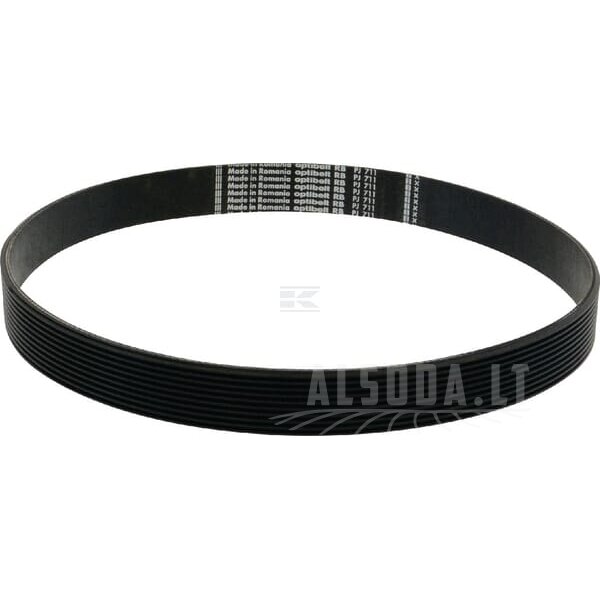 Rumbuotas diržas 10 briaunų PJ 711mm Optibelt Rumbuotas diržas 10 briaunų PJ 711mm Optibelt