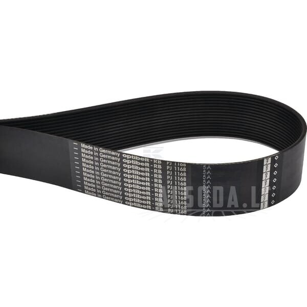 Rumbuotas diržas 16 briaunų PJ 1168mm Optibelt Rumbuotas diržas 16 briaunų PJ 1168mm Optibelt