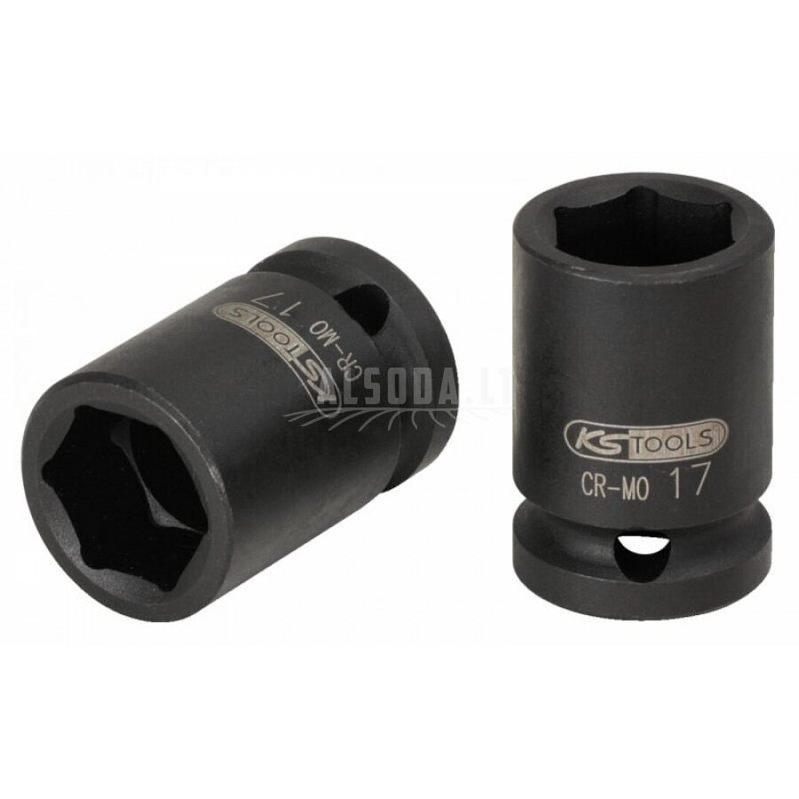 Šešiakampė smūginė galvutė 1/2`` 24mm trumpa, KS Tools Šešiakampė smūginė galvutė 1/2`` 24mm trumpa, KS Tools