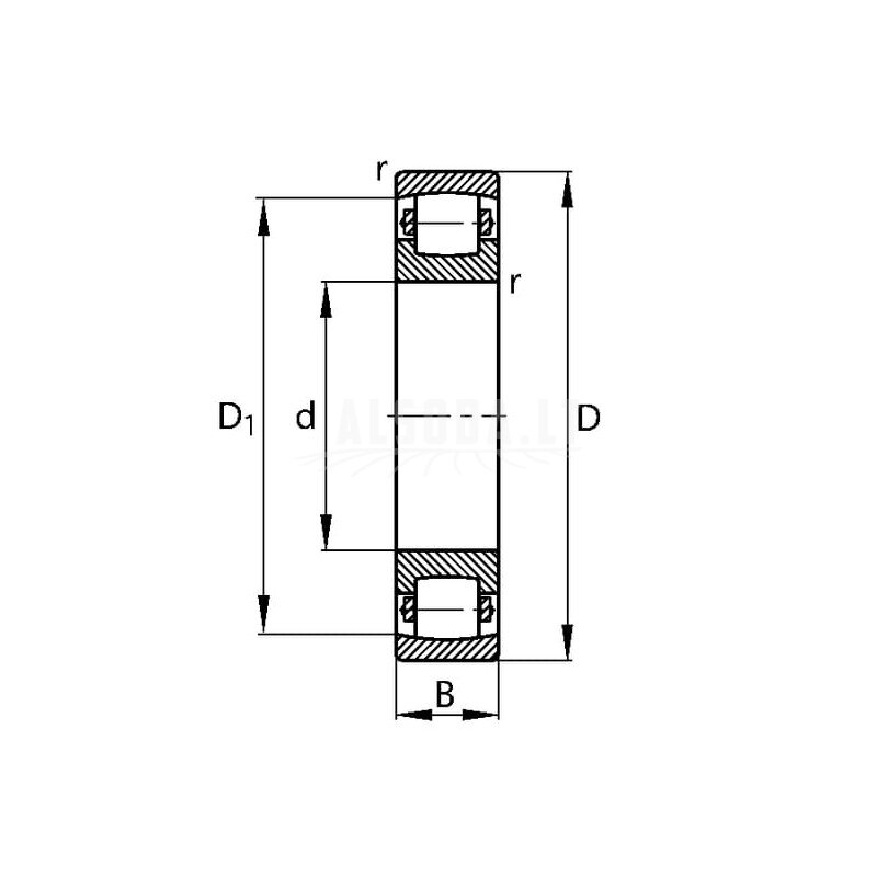 Sferinis ritininis guolis 120x215x40mm SKF 1 Sferinis ritininis guolis 120x215x40mm SKF 1