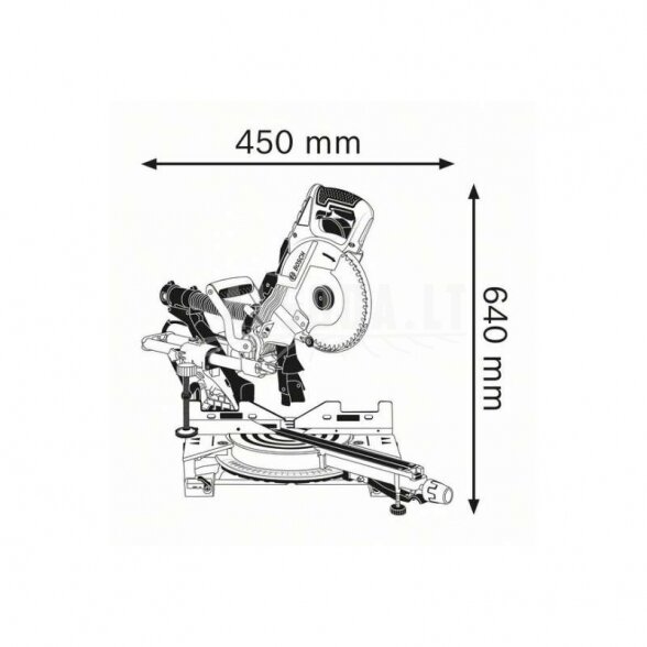 Skersinio pjovimo staklės BOSCH GCM 8 SDE Professional 1 Skersinio pjovimo staklės BOSCH GCM 8 SDE Professional 1