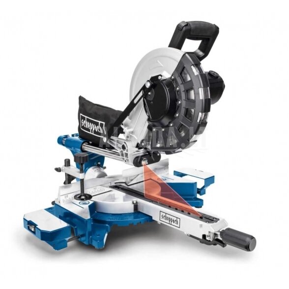 Skersinio pjovimo staklės HM254 + papildomas diskas, Scheppach 9
