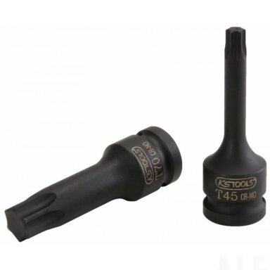 Smūginė galvutė antgalis  1/2", TX50, ilga, KS Tools