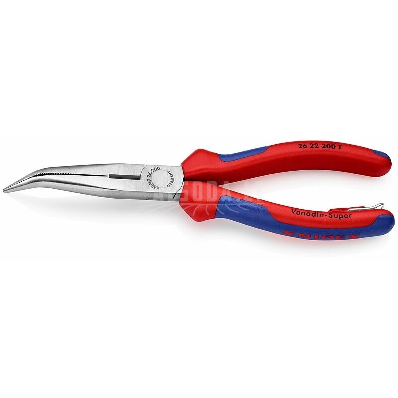 Smailianosės lenktos replės  200mm, Knipex