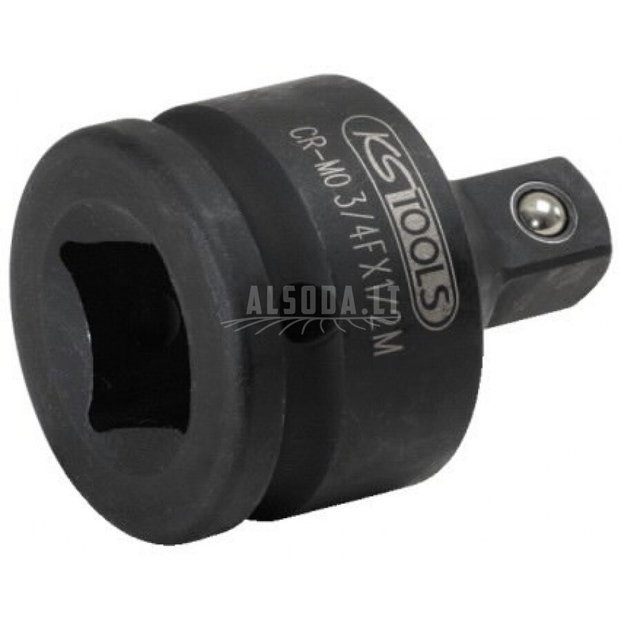 Smūginis adapteris F3/4"x1/2" M, KS Tools Smūginis adapteris F3/4"x1/2" M, KS Tools