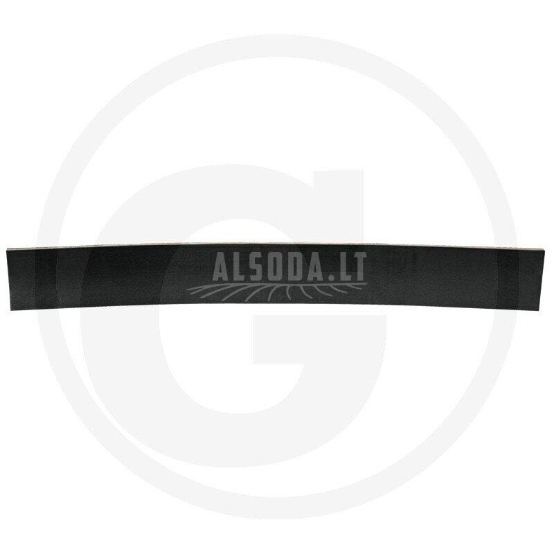 Sniego peilio guma 1250,00 x 150,00 x 20,00 mm su medžiaginiu įdėklu Sniego peilio guma 1250,00 x 150,00 x 20,00 mm su medžiaginiu įdėklu