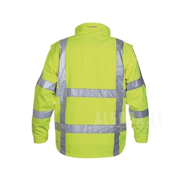 Softshell striukė, geltona, 3XL dydis, UK:46/EU:62, Thermoline, Toulon, Hydrowear 1 Softshell striukė, geltona, 3XL dydis, UK:46/EU:62, Thermoline, Toulon, Hydrowear 1