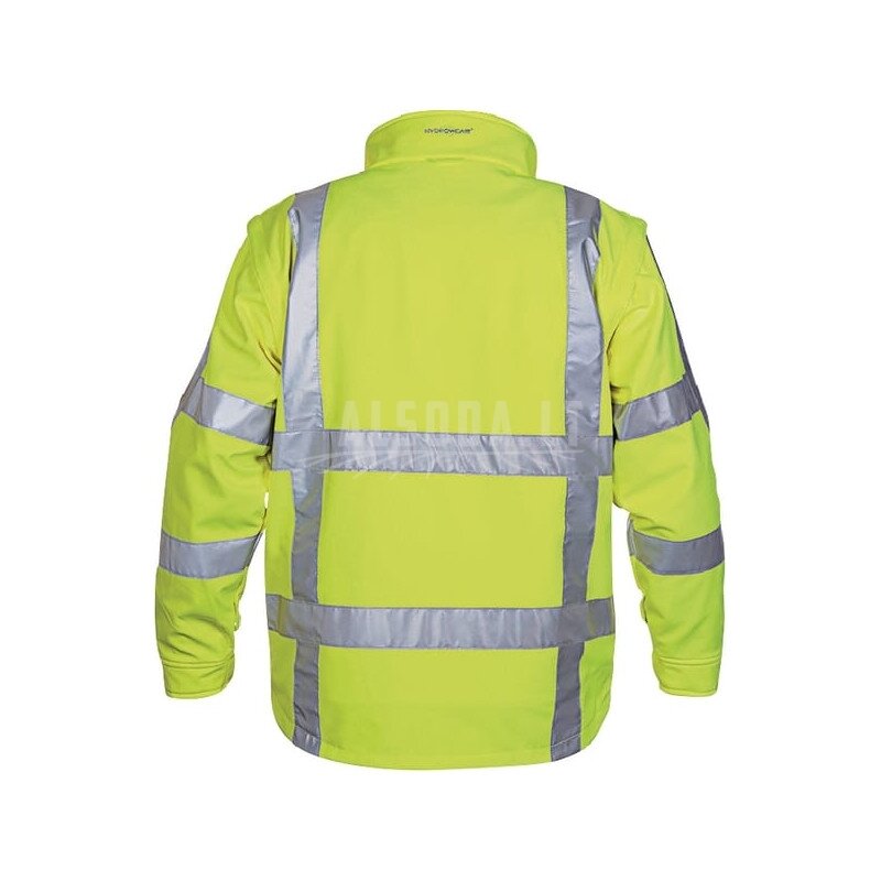 Softshell striukė, geltona, 2XL dydis, JK: 44/EU: 58-60, Thermoline, Toulon, Hydrowear 1