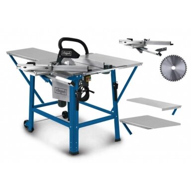 Išilginio pjovimo staklės TS310 2800W stalo prailginimai, pap, Scheppach