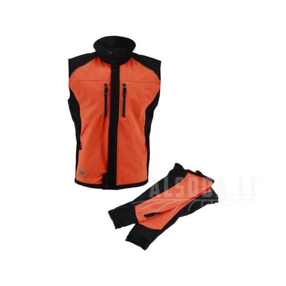 Striukė Fuyu, 3XL dydis, oranžinė/juoda 4 Striukė Fuyu, 3XL dydis, oranžinė/juoda 4