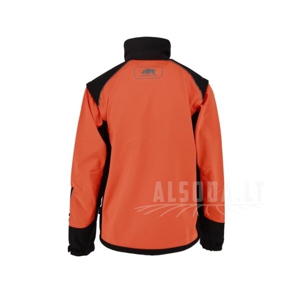 Striukė Fuyu, XL dydis, oranžinė/juoda 2 Striukė Fuyu, XL dydis, oranžinė/juoda 2