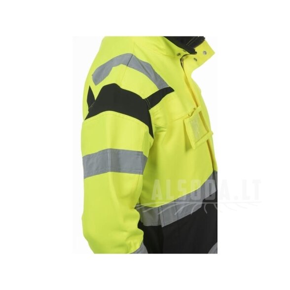 Striukė, geltonai juoda, L dydis, UK:40/EU:54, madinga didelio matomumo linija, Harwich by Hydrowear 1