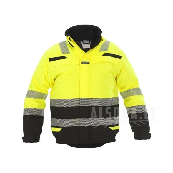 Striukė Hi-Vis, geltona-juoda, 5XL dydis, UK:50/EU:68, RS Line, Umag, Hydrowear