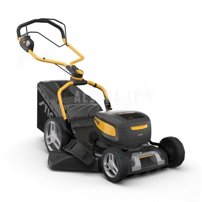 Akumuliatorinė savaeigė vejapjovė - Stiga Combi 753e V Kit (su 450 E-Power 2 x 5,0 Ah akum. ir dvigubu įkrovikliu) Akumuliatorinė savaeigė vejapjovė - Stiga Combi 753e V Kit (su 450 E-Power 2 x 5,0 Ah akum. ir dvigubu įkrovikliu)