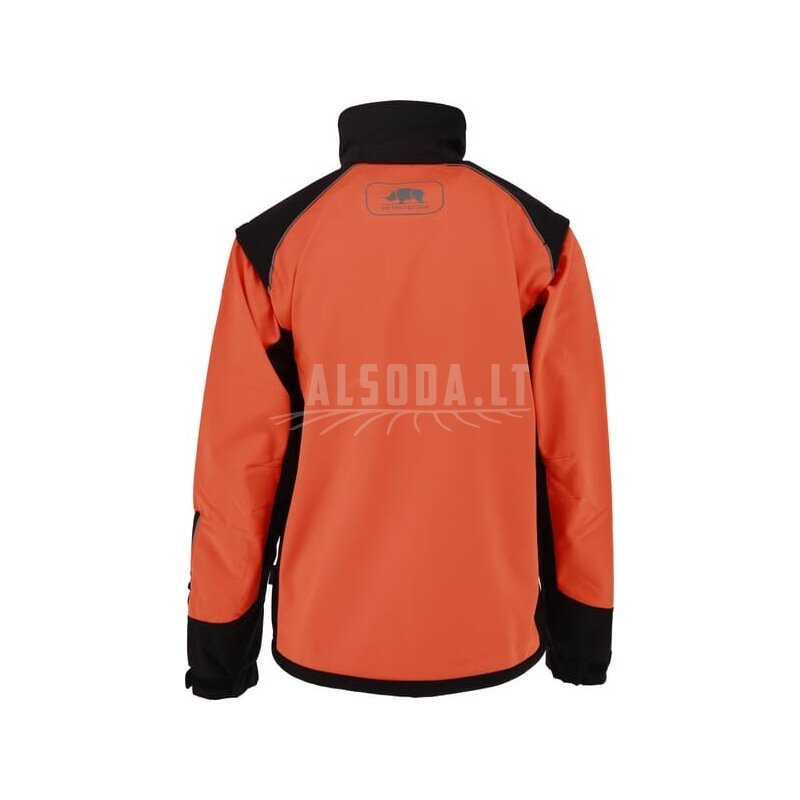 Striukė Fuyu, XL dydis, oranžinė/juoda 2 Striukė Fuyu, XL dydis, oranžinė/juoda 2