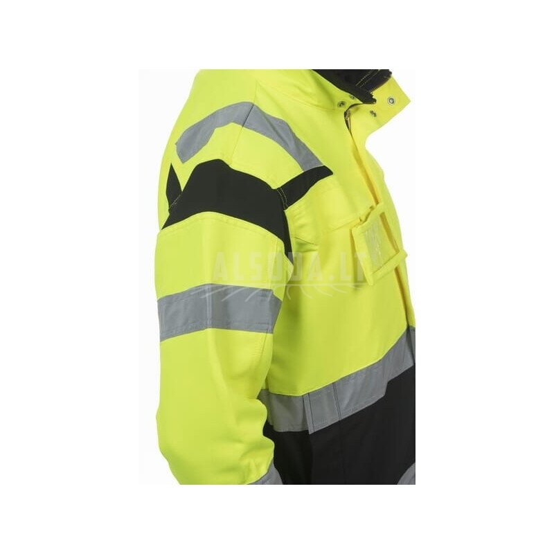 Striukė, geltonai juoda, 3XL dydis, UK:46/EU:62, madinga didelio matomumo linija, Harwich by Hydrowear 1