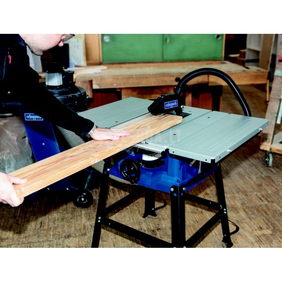 Išilginio pjovimo staklės HS100S + stalas ir papildomas disk, Scheppach 10 Išilginio pjovimo staklės HS100S + stalas ir papildomas disk, Scheppach 10