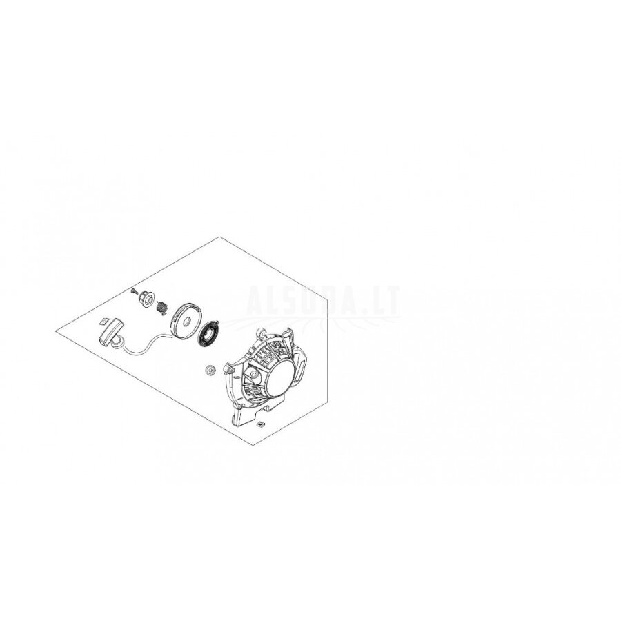 Starterio komplektas SRM-520ES/U, ECHO Starterio komplektas SRM-520ES/U, ECHO