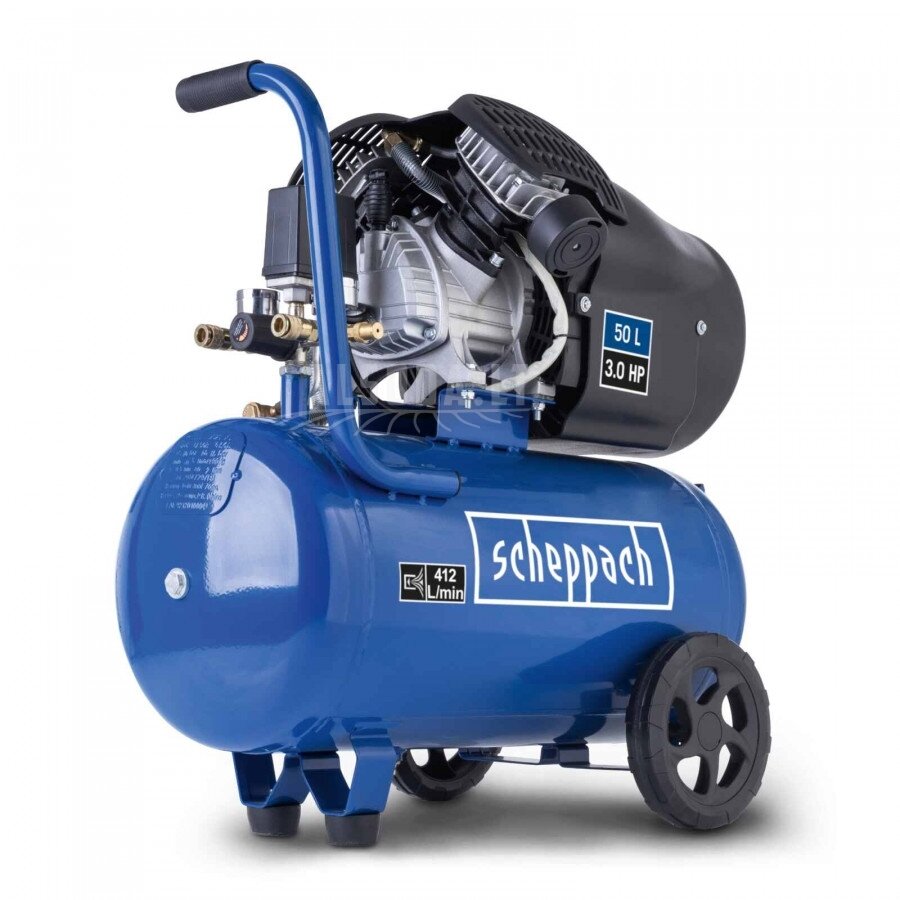 Stūmoklinis kompresorius HC500 50L, Scheppach Stūmoklinis kompresorius HC500 50L, Scheppach