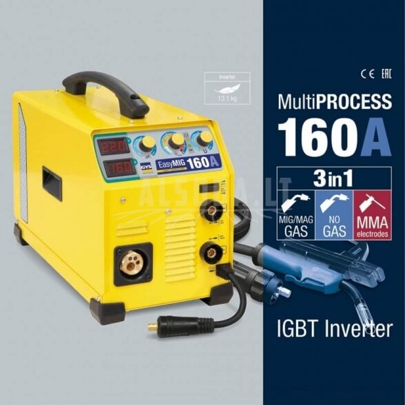 Suvirinimo pusautomatis GYS EasyMig 160 1 Suvirinimo pusautomatis GYS EasyMig 160 1