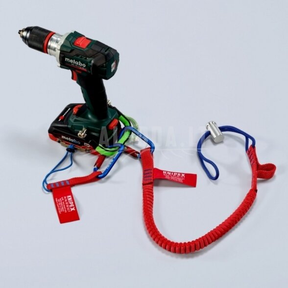 Tamprus laikiklis įrankiui su karabinu KNIPEX 6kg 1